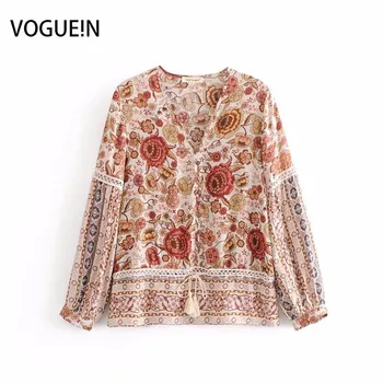 VOGUEIN New Womens Vintage Beach Boho Hollow Tassel Floral Print Blouse Shirt Tops Wholesale
VOGUEIN New Womens Vintage Beach Boho Hollow Tassel Floral Print Blouse Shirt Tops Wholesale