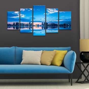 City Night View Lake Reflection Wall Art Modern Home Decorations Cityscape Pictures for Bedroom Office Wall Decor Canvas Printed
City Night View Lake Reflection Wall Art Modern Home Decorations Cityscape Pictures for Bedroom Office Wall Decor Canvas Printed