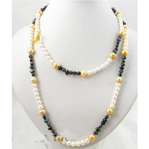 39 inches Long Pearl Jewellery,Champagne White Black Baroque Round Freshwater Pearl Necklace,3-9mm Mixes Size Pearl Necklace
39 inches Long Pearl Jewellery,Champagne White Black Baroque Round Freshwater Pearl Necklace,3-9mm Mixes Size Pearl Necklace