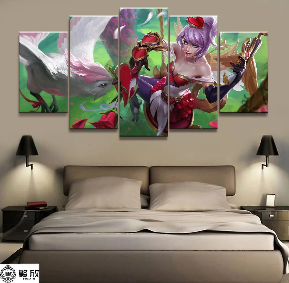 5 Panel LOL League of Legends Quinn Game Canvas Printed Painting For Living Room Wall Art Decor HD Picture Artworks Poster
5 Panel LOL League of Legends Quinn Game Canvas Printed Painting For Living Room Wall Art Decor HD Picture Artworks Poster