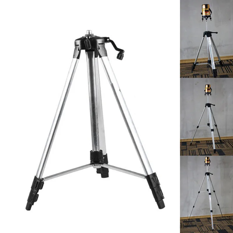 

150cm 110cm Tripod Carbon Aluminum With 5/8 Adapter For Laser Level Adjustable #20/25W