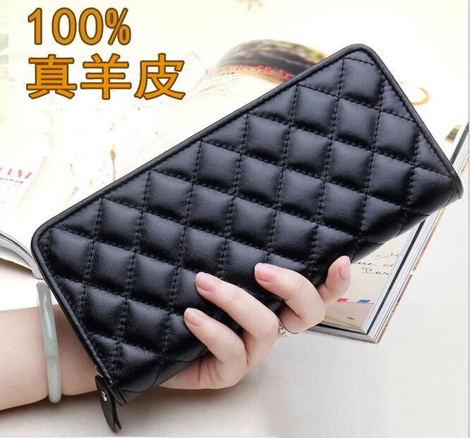 Free Shipping The new 2015 popular women's long wallet leather hand bag Sheepskin coin purse lady handbags
Free Shipping The new 2015 popular women's long wallet leather hand bag Sheepskin coin purse lady handbags