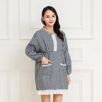 Apron kitchen long-sleeved waist waterproof and oil-proof sleeves cotton and linen anti-dressing home cute adult female
Apron kitchen long-sleeved waist waterproof and oil-proof sleeves cotton and linen anti-dressing home cute adult female