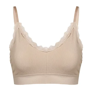 Women Sexy Top Bra Lace Wrapped Chest Sexy Lingerie Back Anti-light Hanging With Chest Pad Thread Cotton Bra
Women Sexy Top Bra Lace Wrapped Chest Sexy Lingerie Back Anti-light Hanging With Chest Pad Thread Cotton Bra