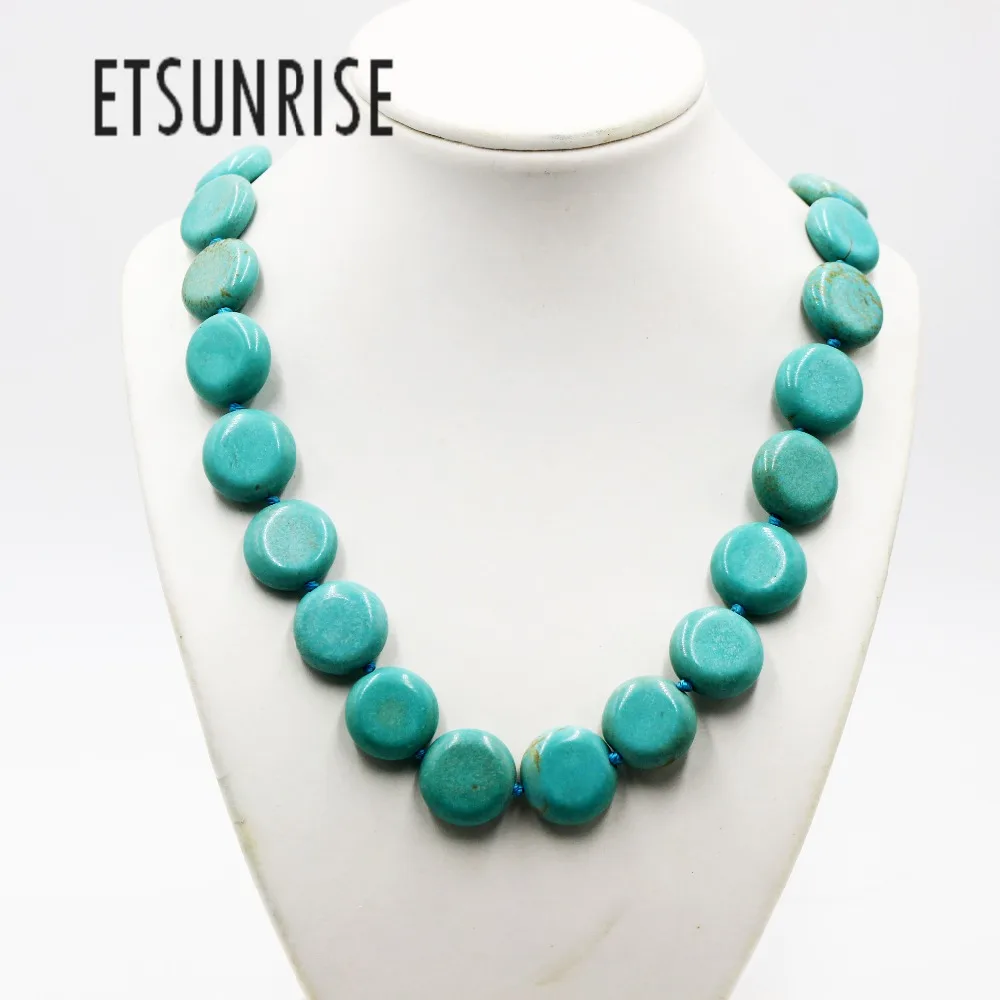 ETSUNRISE handwork green natural stone button round beads fashion Necklace jewelry
ETSUNRISE handwork green natural stone button round beads fashion Necklace jewelry