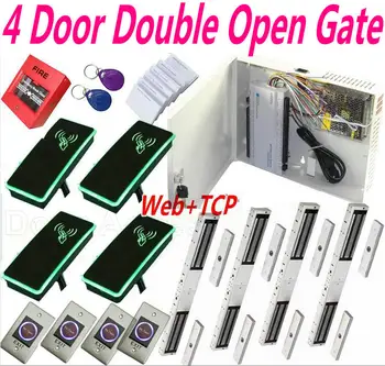 4 Door Double side Door open Magnetic lock RFID access Wie-gend reader Both side Control Web Access controller network control
4 Door Double side Door open Magnetic lock RFID access Wie-gend reader Both side Control Web Access controller network control