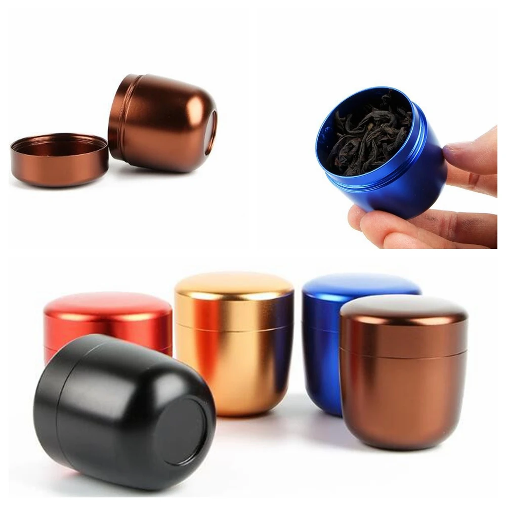 1PC Small Portable Travel Tea Cans Of Aluminum Storage Organizer Portable Storage Boxes Airtight Smell Proof Stash Jar AAA0848
1PC Small Portable Travel Tea Cans Of Aluminum Storage Organizer Portable Storage Boxes Airtight Smell Proof Stash Jar AAA0848