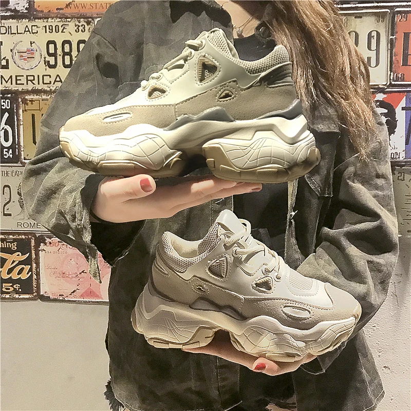 New Women Chunky High 5CM Sneakers 2019 Mujer Trainerss Shoes Platform Women's Vulcanize Shoes 976 Lovers Breathable Wedge
New Women Chunky High 5CM Sneakers 2019 Mujer Trainerss Shoes Platform Women's Vulcanize Shoes 976 Lovers Breathable Wedge