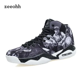 New Couple Students Basketball Shoes Personality Printing High-top Sneakers Air Cushion Anti-slip Shock Absorbing Ankle Boots
New Couple Students Basketball Shoes Personality Printing High-top Sneakers Air Cushion Anti-slip Shock Absorbing Ankle Boots