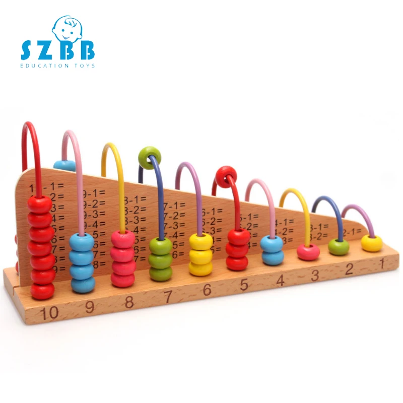 SZ STEAM Wooden abacus Baby Math toys Rainbow Bead Classic montessori Mathematic Wooden Toy learning Early educational toy gift
SZ STEAM Wooden abacus Baby Math toys Rainbow Bead Classic montessori Mathematic Wooden Toy learning Early educational toy gift