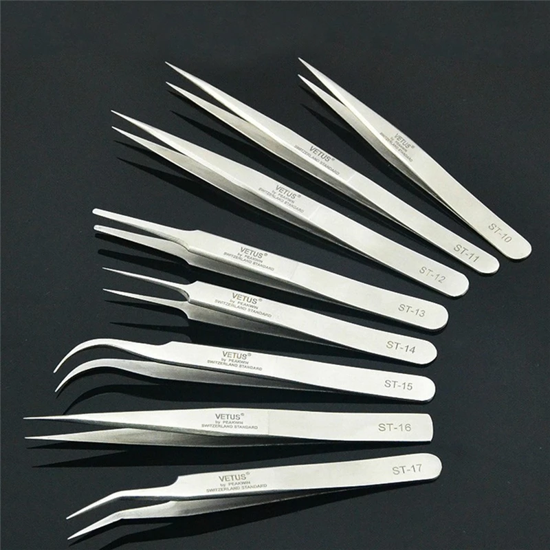1Pcs Industrial Anti-static Jewelry Tweezers Stainless Steel Pick-UP Tool Set watchmaker Repair Tool Wholesale
1Pcs Industrial Anti-static Jewelry Tweezers Stainless Steel Pick-UP Tool Set watchmaker Repair Tool Wholesale