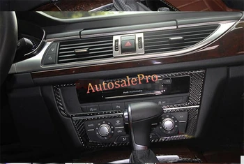 left hand drive Carbon Fiber Dashboard Middle Console AIR condition vent lower Cover Trim 2pc for Audi A6 C7 2012 2013 2014 2015 
left hand drive Carbon Fiber Dashboard Middle Console AIR condition vent lower Cover Trim 2pc for Audi A6 C7 2012 2013 2014 2015