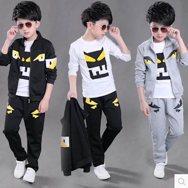 children set 3 pcs/lot summer monster sports sweater jacket+shirt+ pant teenage boys clothing kids boys suits child sets 
children set 3 pcs/lot summer monster sports sweater jacket+shirt+ pant teenage boys clothing kids boys suits child sets