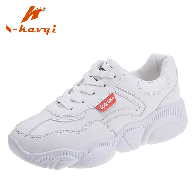 NKAVQI Women PU Leather Casual Shoes Women Platform Shoes Sneakers Walking Trainers Spring Ladies Lace Up Flats Chaussure Femme
NKAVQI Women PU Leather Casual Shoes Women Platform Shoes Sneakers Walking Trainers Spring Ladies Lace Up Flats Chaussure Femme