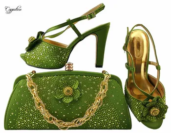Latest lemong green design party high heel lady sandal shoes with handbag set MM1040, heel height 11cm
Latest lemong green design party high heel lady sandal shoes with handbag set MM1040, heel height 11cm
