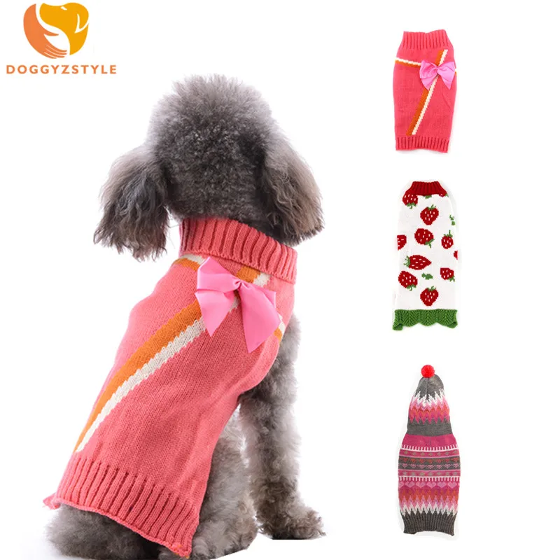 DOGGYZSTYLE Pets Dog Clothes Sweater Knitted Printed Hoodies Apparel Clothing For Small Puppy Dogs Chihuahua XXS-L
DOGGYZSTYLE Pets Dog Clothes Sweater Knitted Printed Hoodies Apparel Clothing For Small Puppy Dogs Chihuahua XXS-L