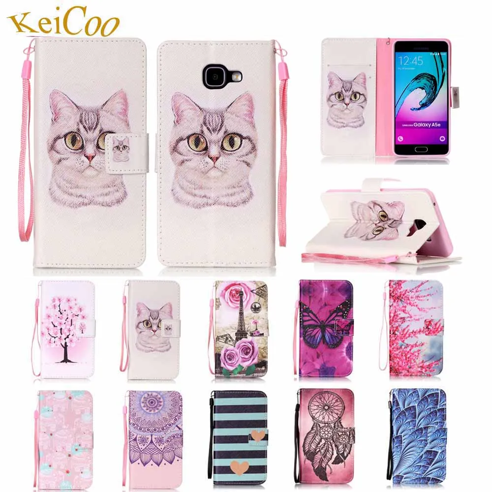 For SAMSUNG Galaxy A5 (2016) Dual SIM SM-A510F/DS A510FD Brand Book Flip PU Leather Cases A5 2016 A510M Cute Card Holder Covers
For SAMSUNG Galaxy A5 (2016) Dual SIM SM-A510F/DS A510FD Brand Book Flip PU Leather Cases A5 2016 A510M Cute Card Holder Covers