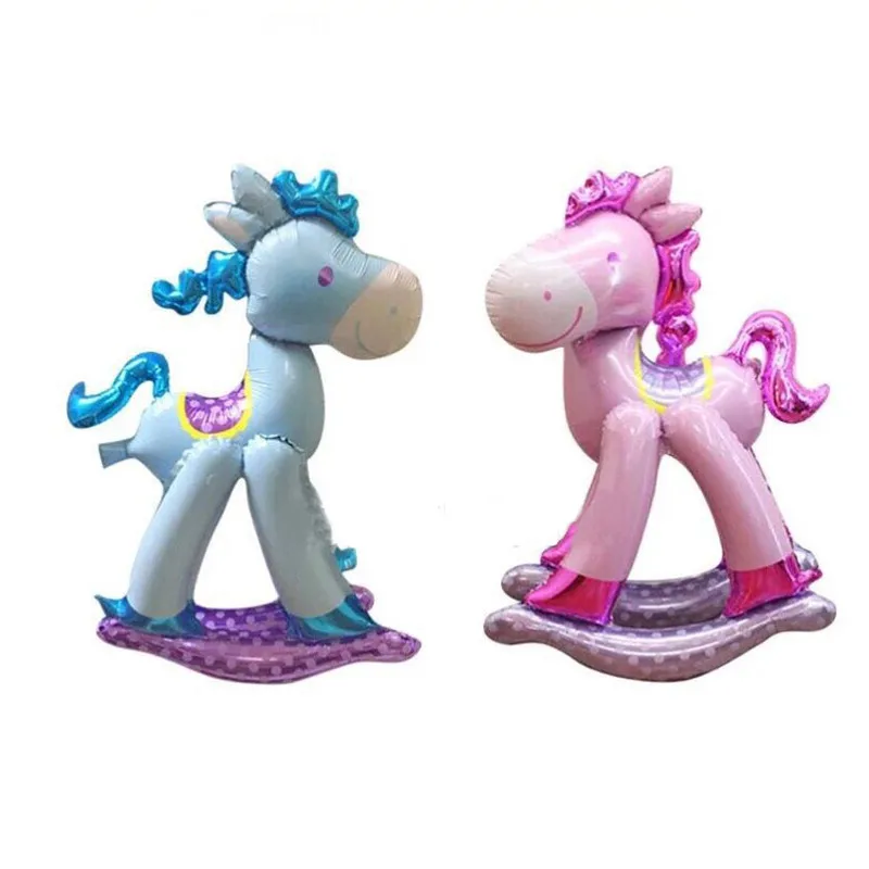 Mini 3D Horse foil balloons Inflatable toys birthday party decorations kids hobbyhorse air balloon baby shower party supplies
Mini 3D Horse foil balloons Inflatable toys birthday party decorations kids hobbyhorse air balloon baby shower party supplies