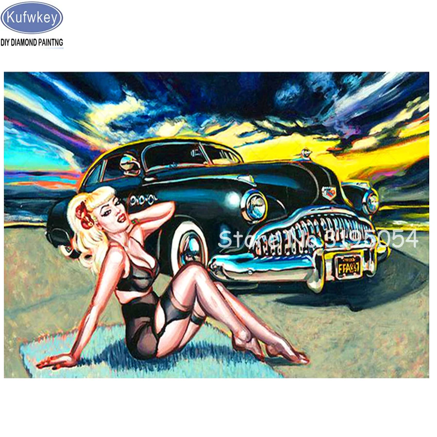 mazayka Diamond Painting Needlework 5D Diy Diamond Embroidery Cross Stitch Full Square Mosaic Picture car and Beauty A59
mazayka Diamond Painting Needlework 5D Diy Diamond Embroidery Cross Stitch Full Square Mosaic Picture car and Beauty A59