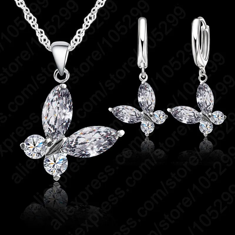 Fast Shipping Crystal Butterfly With Female Fashion Short Chain Pendants Necklace+Earrings Jewelry Set For Women
Fast Shipping Crystal Butterfly With Female Fashion Short Chain Pendants Necklace+Earrings Jewelry Set For Women
