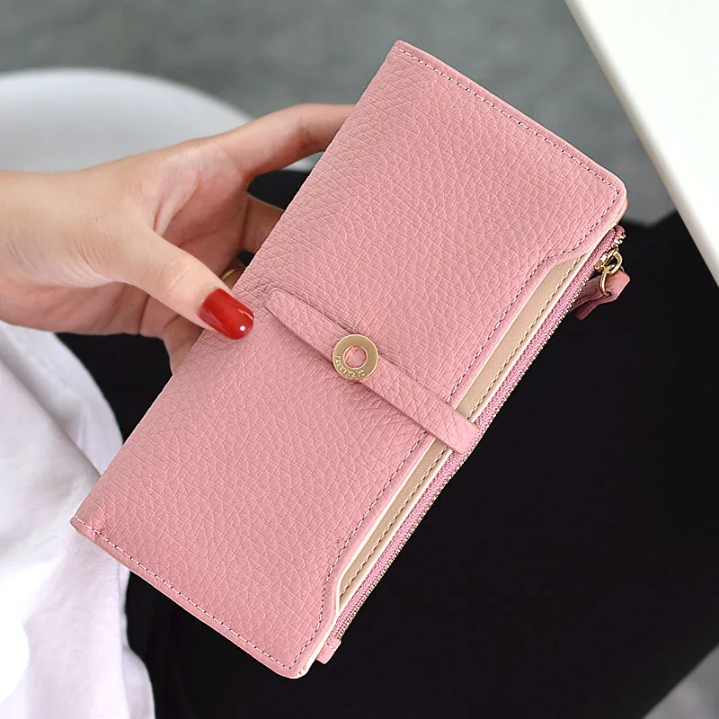 2019 New Pattern Long Women's Wallet with Buckle and Thin Fashion Stripe Female Student's Wallet Lady
2019 New Pattern Long Women's Wallet with Buckle and Thin Fashion Stripe Female Student's Wallet Lady