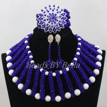 Latest Bridal Jewelry Sets Royal Blue Crystal Nigerian Wedding Necklace Christmas African Beads Jewelry Set Free Shipping ABF921
Latest Bridal Jewelry Sets Royal Blue Crystal Nigerian Wedding Necklace Christmas African Beads Jewelry Set Free Shipping ABF921