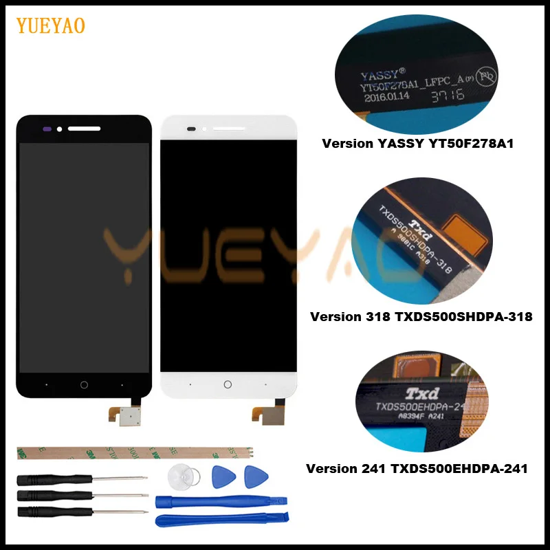 For ZTE Blade A610 LCD Display Touch Screen Digitizer Assembly For ZTE Voyage 4 Blade A610C BA610 Screen LCD Free Tool+Adhesive
For ZTE Blade A610 LCD Display Touch Screen Digitizer Assembly For ZTE Voyage 4 Blade A610C BA610 Screen LCD Free Tool+Adhesive