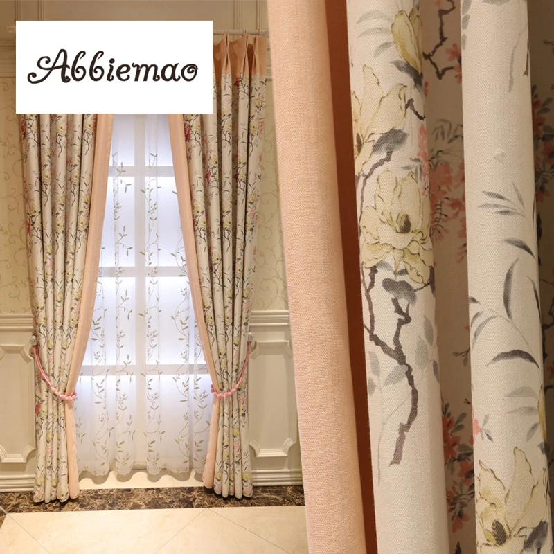 Abbiemao Modern Pastoral French Window Splicing Curtain For Living Room Cotton Calico Bedroom Shading Curtain Matched Tulle
Abbiemao Modern Pastoral French Window Splicing Curtain For Living Room Cotton Calico Bedroom Shading Curtain Matched Tulle