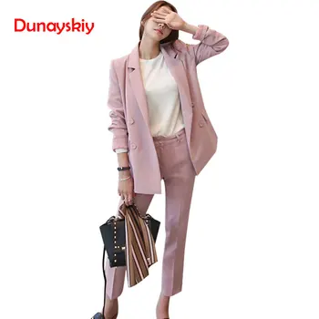 New Arrival Women's Solid Double Breasted Blazer & High Waist Pants Elegant Sweet Office Lady Basic Suit Plus Size Pink Pants
New Arrival Women's Solid Double Breasted Blazer & High Waist Pants Elegant Sweet Office Lady Basic Suit Plus Size Pink Pants