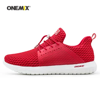 Onemix Man Running Shoes for Men Red Mesh Air Breathable Designer Classic Trail Jogging Sneakers Outdoor Sport walking Trainers
Onemix Man Running Shoes for Men Red Mesh Air Breathable Designer Classic Trail Jogging Sneakers Outdoor Sport walking Trainers