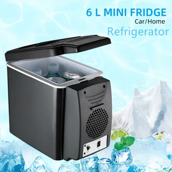 12V 6L Dual-Use Car Refrigerator Multi-Function Temperature Control Portable Box Cooler Warmer Dormitory Cans Beer Cooler
12V 6L Dual-Use Car Refrigerator Multi-Function Temperature Control Portable Box Cooler Warmer Dormitory Cans Beer Cooler