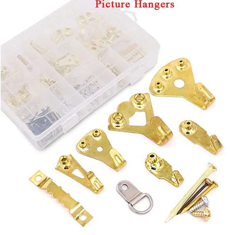 Picture Hangers 140-Pcs Professional Picture Duty Frame Photo Hanging Assortment Kit Holds 5-100lbs Wall Mounting Reduce d
Picture Hangers 140-Pcs Professional Picture Duty Frame Photo Hanging Assortment Kit Holds 5-100lbs Wall Mounting Reduce d