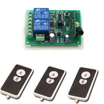 Preferential DC12V 24V 2CH RF Wireless Remote Control Switch 3 Transmitter & 1 Receiver Light /Curtain /Door Control 315/433MHZ
Preferential DC12V 24V 2CH RF Wireless Remote Control Switch 3 Transmitter & 1 Receiver Light /Curtain /Door Control 315/433MHZ