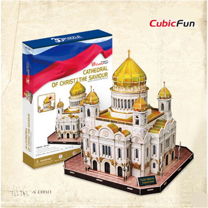 Cubicfun MC125h Cathedral Of Christ The Saviour DIY Assembly Toys 3D Puzzle Models Educational Puzzle Kids Toys Christmas Gifts Cubicfun MC125h Cathedral Of Christ The Saviour DIY Assembly Toys 3D Puzzle Models Educational Puzzle Kids Toys Christmas Gifts <br><br>Aliexpress