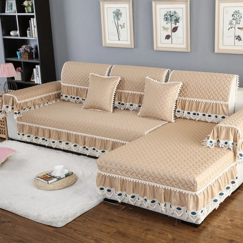 Four Seasons Lace Sofa Cover Solid Lace Sofa Towel Thicken Seat Couch Cover Window Mat for Living Room L Shape Sofa Cover
Four Seasons Lace Sofa Cover Solid Lace Sofa Towel Thicken Seat Couch Cover Window Mat for Living Room L Shape Sofa Cover