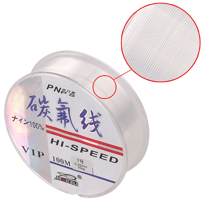 Promotion 2pcs 100m Fluorocarbon Fishing Line 0.4#, 0.6#, 1#, 2#, 4#, 6# Hilo De Pesca Filo Trecciato Da Pesca
Promotion 2pcs 100m Fluorocarbon Fishing Line 0.4#, 0.6#, 1#, 2#, 4#, 6# Hilo De Pesca Filo Trecciato Da Pesca
