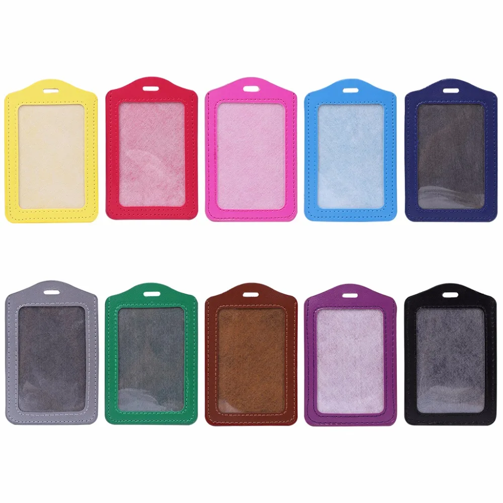 THINKTHENDO Fashion Colors ID Window Business Work Card Holder Leather Case Badge Vertical Type 10 Color
THINKTHENDO Fashion Colors ID Window Business Work Card Holder Leather Case Badge Vertical Type 10 Color