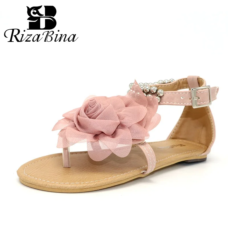 RizaBina Big size 34-43 Gladiator Sandals Women Bohemia Beaded Summer Flower Flat Heels Flip Flops Tstraps Sandals P11881
RizaBina Big size 34-43 Gladiator Sandals Women Bohemia Beaded Summer Flower Flat Heels Flip Flops Tstraps Sandals P11881