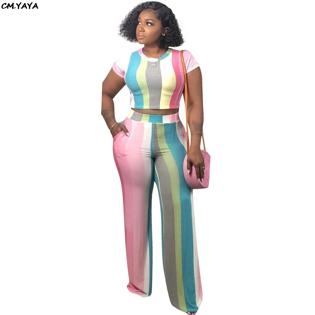 2019 women new summer striped o-neck short sleeve short t-shirt wide leg pants suit two piece set fashion tracksuit outfit 3732
2019 women new summer striped o-neck short sleeve short t-shirt wide leg pants suit two piece set fashion tracksuit outfit 3732