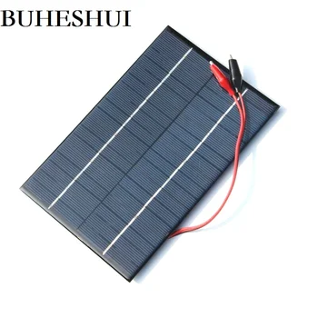 BUHESHUI 4.2W 12V Solar Cell Polycrystalline Solar Panel+Crocodile Clip For Battery System Solar Charger Free Shipping 
BUHESHUI 4.2W 12V Solar Cell Polycrystalline Solar Panel+Crocodile Clip For Battery System Solar Charger Free Shipping
