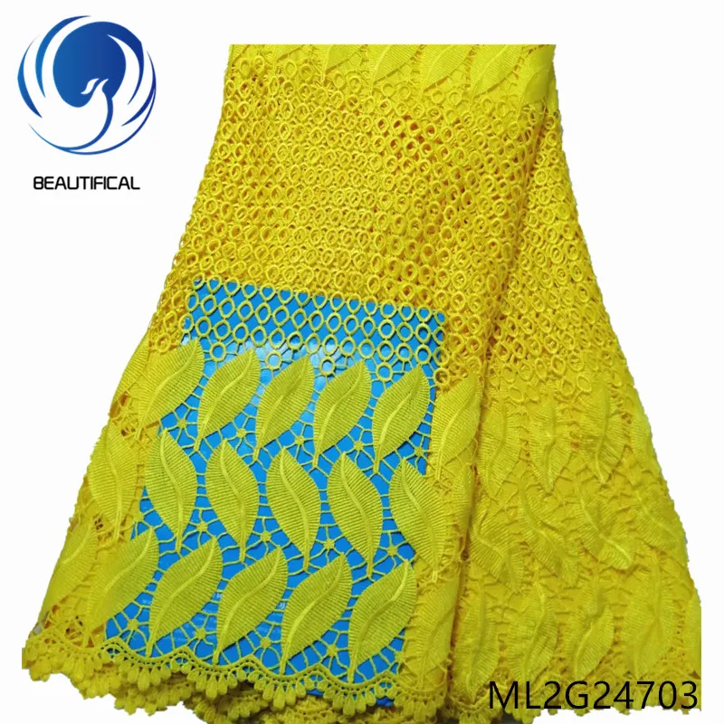 BEAUTIFICAL Guipure lace african fabrics New arrival nigerian chemical lace embroidery fabric for dress 5yards/lot ML2G247
BEAUTIFICAL Guipure lace african fabrics New arrival nigerian chemical lace embroidery fabric for dress 5yards/lot ML2G247