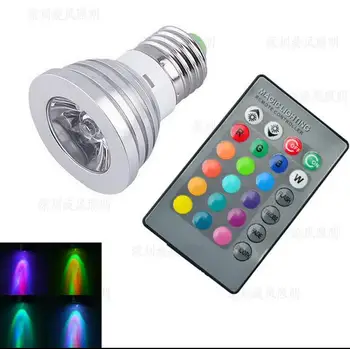 Lowest price E27 E14 LED RGB Bulb lamp AC110V 220V 5W Spot light dimmable magic Holiday RGB lighting+IR Remote Control 16 colors
Lowest price E27 E14 LED RGB Bulb lamp AC110V 220V 5W Spot light dimmable magic Holiday RGB lighting+IR Remote Control 16 colors