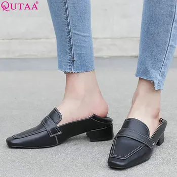 QUTAA 2019 Women Shoes Cow Leather + Pu All Match Platform Square Toe Elegant Classic Women Shoes Ladies Pumps Size 34-39
QUTAA 2019 Women Shoes Cow Leather + Pu All Match Platform Square Toe Elegant Classic Women Shoes Ladies Pumps Size 34-39