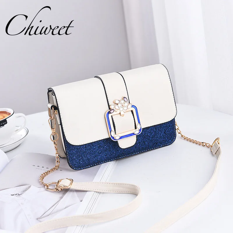 Luxury Chain Crossbody Bag Flap Shoulder Bags Sequined Small Women Messenger Bags Ladies Gold Buckle Designer Handbags Lolita
Luxury Chain Crossbody Bag Flap Shoulder Bags Sequined Small Women Messenger Bags Ladies Gold Buckle Designer Handbags Lolita
