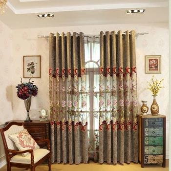 embroidered curtain High grade modern Chinese living room embroidered curtain embroidered curtain luxurious curtain
embroidered curtain High grade modern Chinese living room embroidered curtain embroidered curtain luxurious curtain