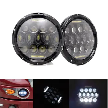 7 inch Round headlight 75W Hi/Lo Beam DRL Projector headlamp for Jeep Wrangler Off Road 4x4 Toyota FJ Cruiser harley
7 inch Round headlight 75W Hi/Lo Beam DRL Projector headlamp for Jeep Wrangler Off Road 4x4 Toyota FJ Cruiser harley