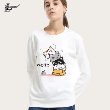Lei-SAGLY Kawaii Cats Printed Sudaderas Mujer Autumn Women Sweatshirt Hoodies Casual Full Sleeve Cartoon Animal Moleton Feminino
Lei-SAGLY Kawaii Cats Printed Sudaderas Mujer Autumn Women Sweatshirt Hoodies Casual Full Sleeve Cartoon Animal Moleton Feminino