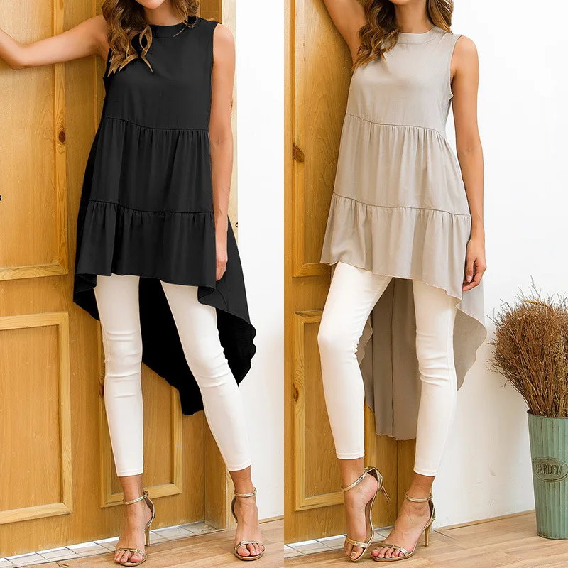 Beach Open-back Shirts Bohemian Summer Irregular Shirt Dresses Streetwear Solid Fashion Women Blouses Casual Long Shirt Tops
Beach Open-back Shirts Bohemian Summer Irregular Shirt Dresses Streetwear Solid Fashion Women Blouses Casual Long Shirt Tops