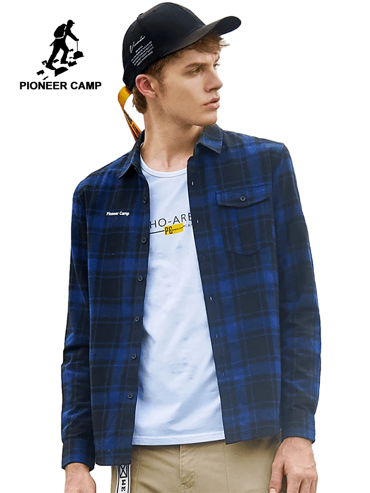 Pioneer Camp new plaid casual shirt men brand clothing fashion long sleeve autumn spring shirt male quality slim fit ACC701283
Pioneer Camp new plaid casual shirt men brand clothing fashion long sleeve autumn spring shirt male quality slim fit ACC701283