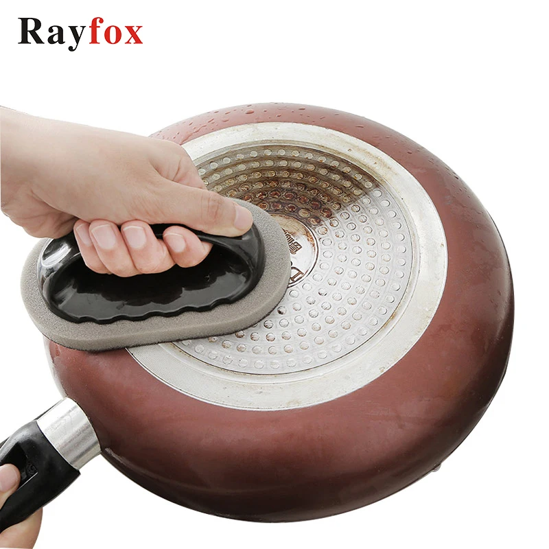 Creative Kitchen Cleaning Tools Strong Decontamination Sponge Brush with Handle Removing Rust Eraser Kitchen Accessories Gadgets
Creative Kitchen Cleaning Tools Strong Decontamination Sponge Brush with Handle Removing Rust Eraser Kitchen Accessories Gadgets